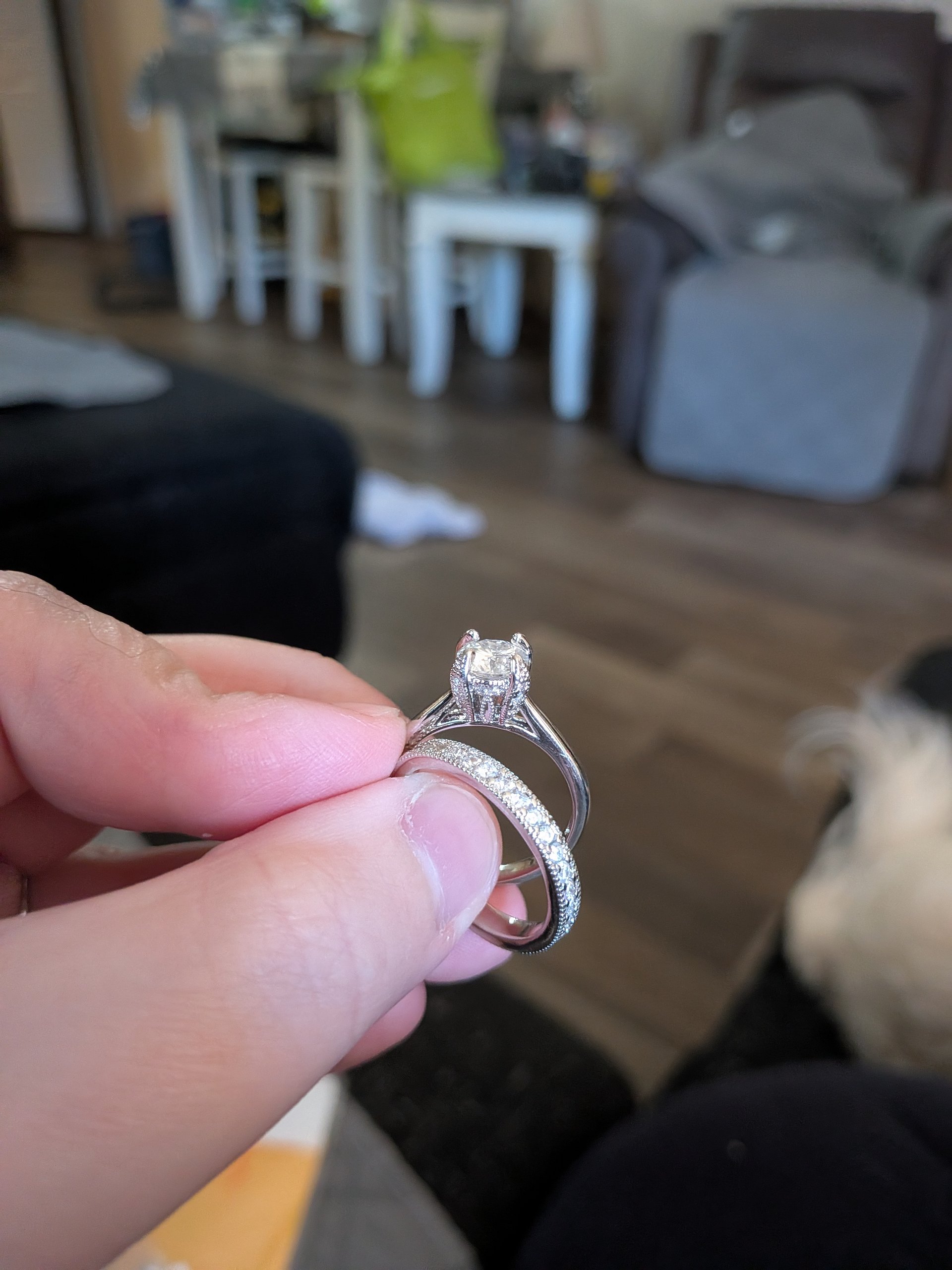 Sterling Silver Bridal Set - Size 9 product image (2)