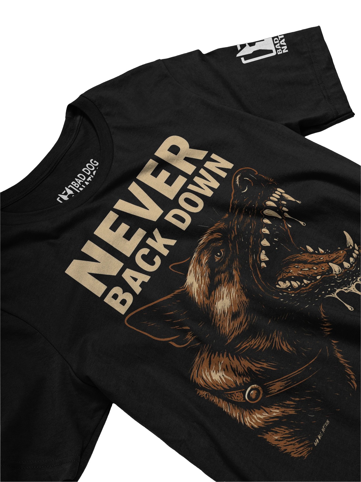 Never Back Down - PREMIUM ADULT UNISEX T-SHIRT product image (3)