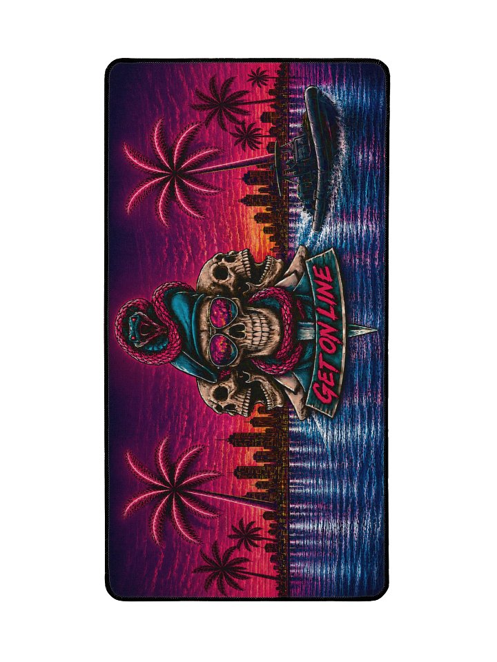 GET ON LINE – Miami Nights Desk Mat product image (2)