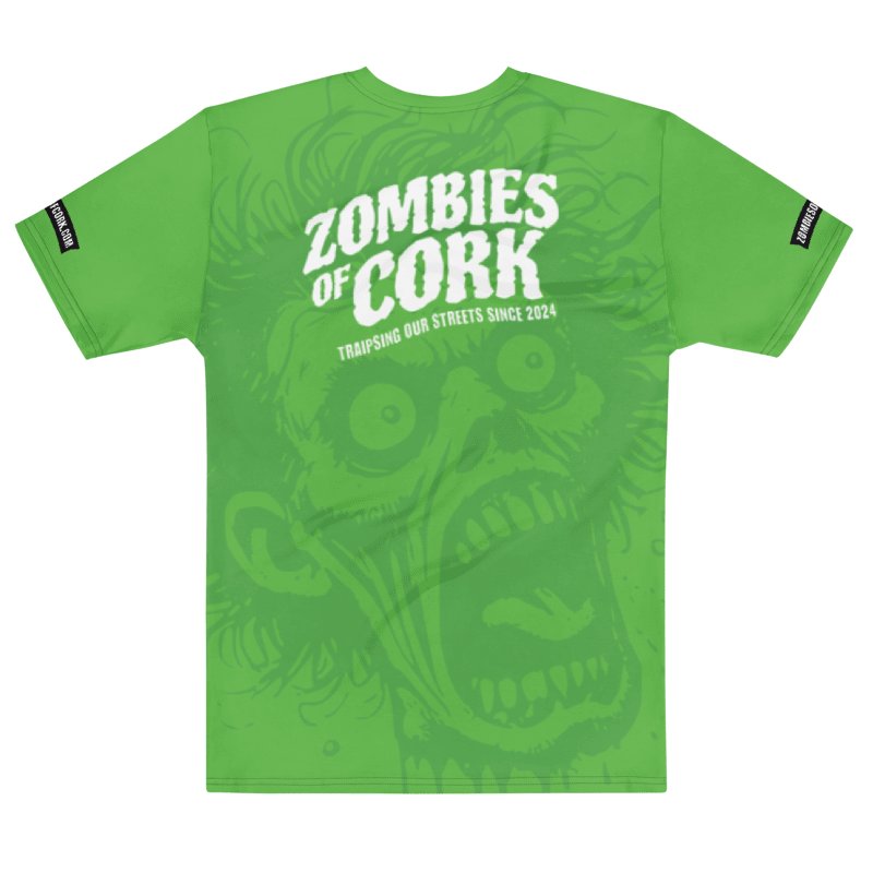 Zombie Floating Head Allover Print T-Shirt (Zombie Green Version) product image (4)