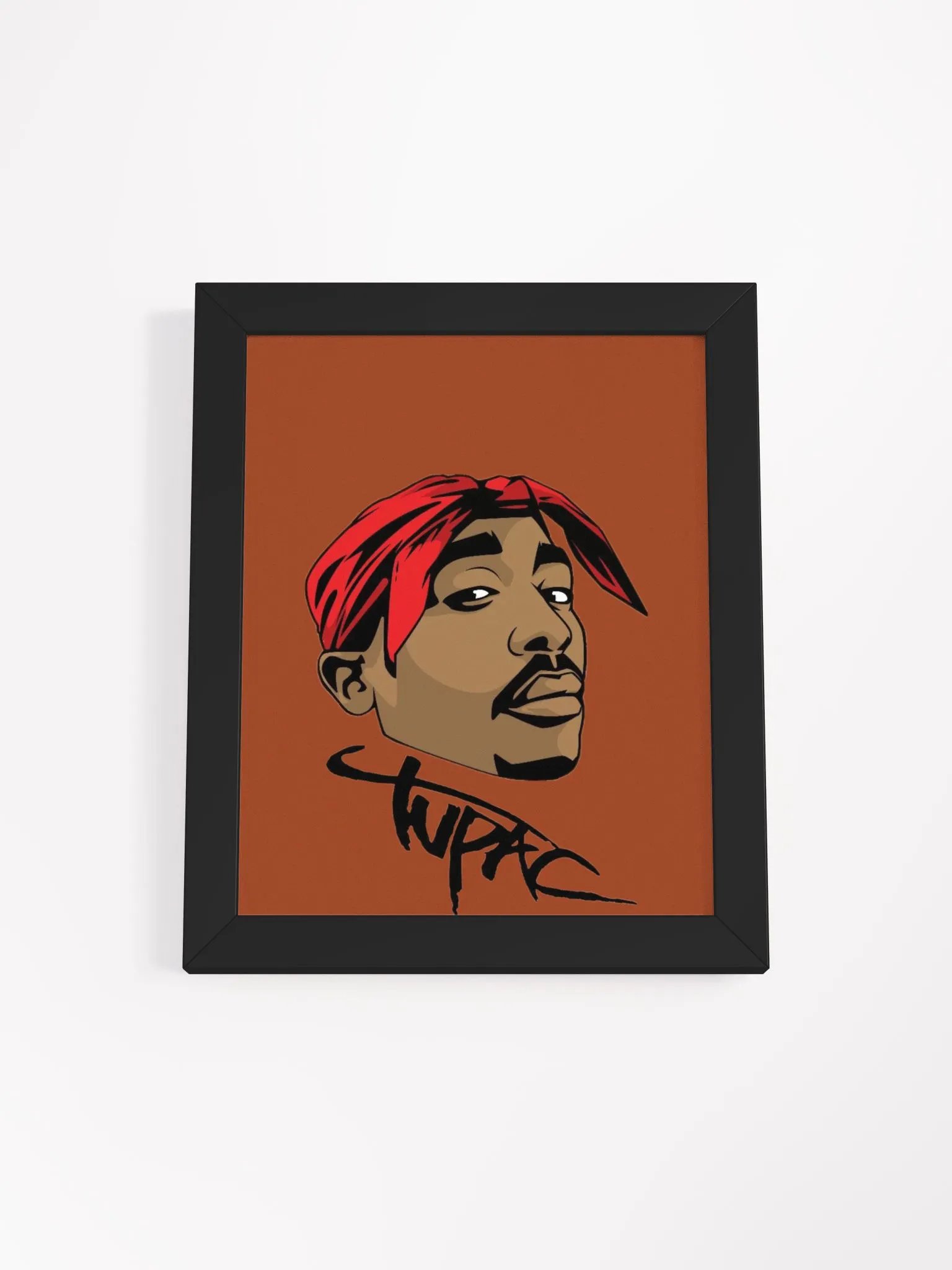 TUPAC Stylized Matte Poster product image (2)