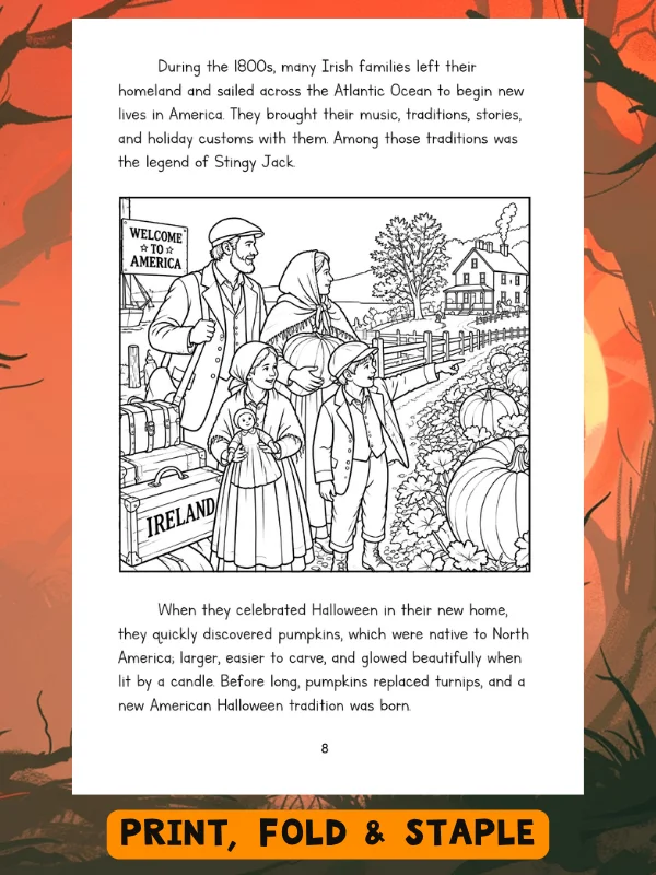 The Legend of Stingy Jack Coloring Book product image (3)