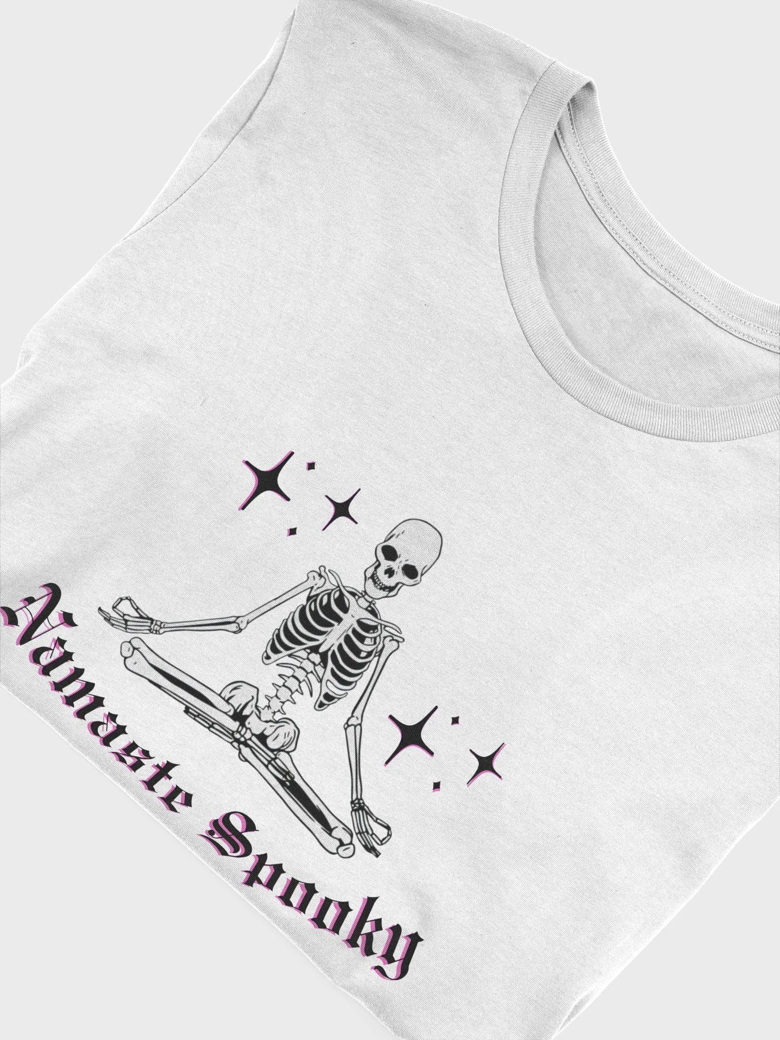 Namaste Spooky Tee💀 Pink/Blk product image (4)