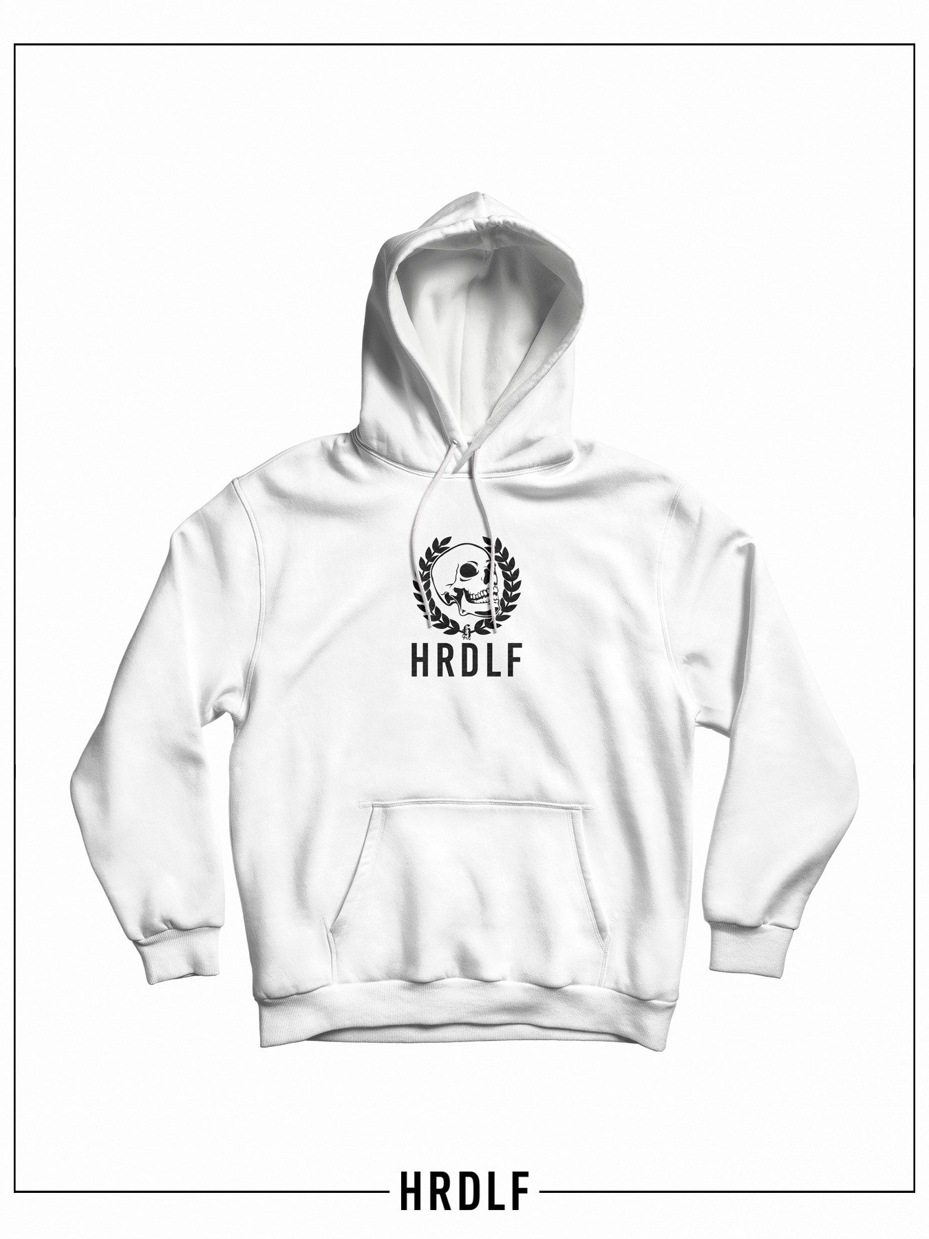 HRDLF Skull - White Hoodie product image (1)
