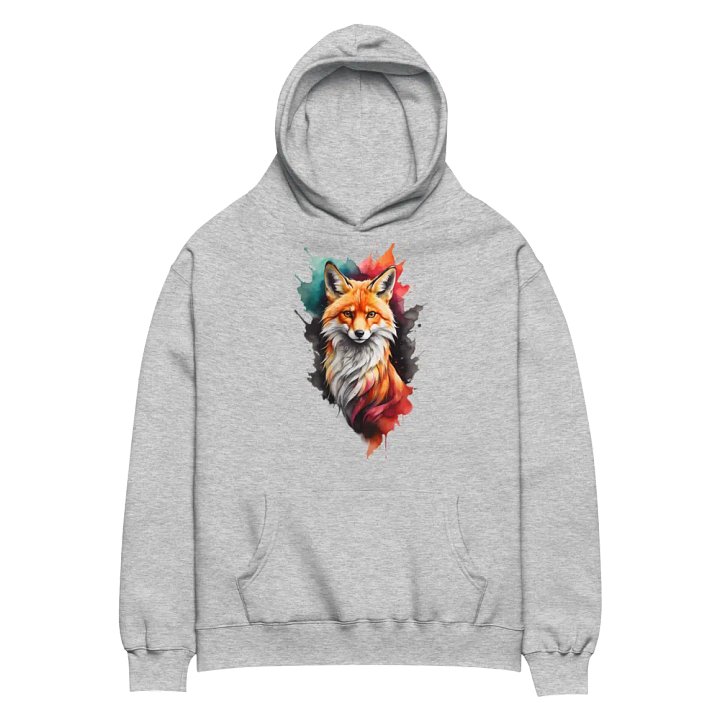 Vibrant Fox Illustration Premium Hoodie product image (2)
