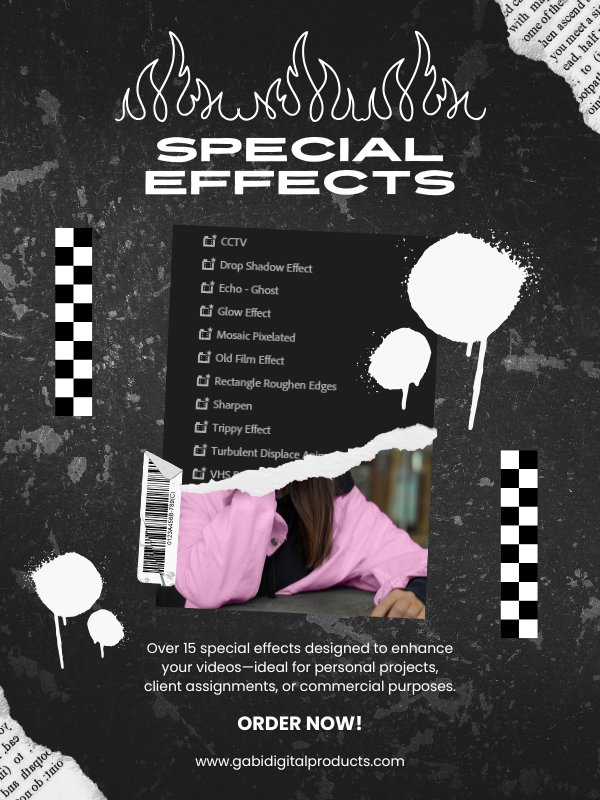 MRR/PLR Premiere SPECIAL EFFECTS Presets product image (9)