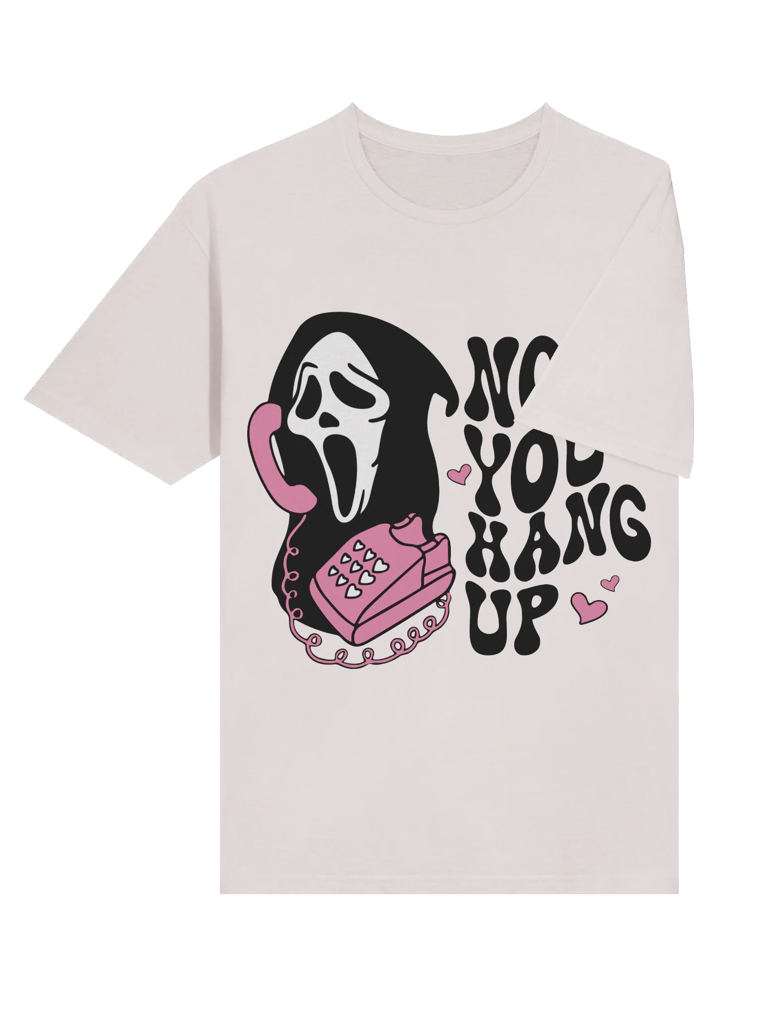 “No You Hang Up” Shirt – Ghost Face Horror Movie Inspired Graphic Tee | Spooky Cute Halloween Shirt product image (41)