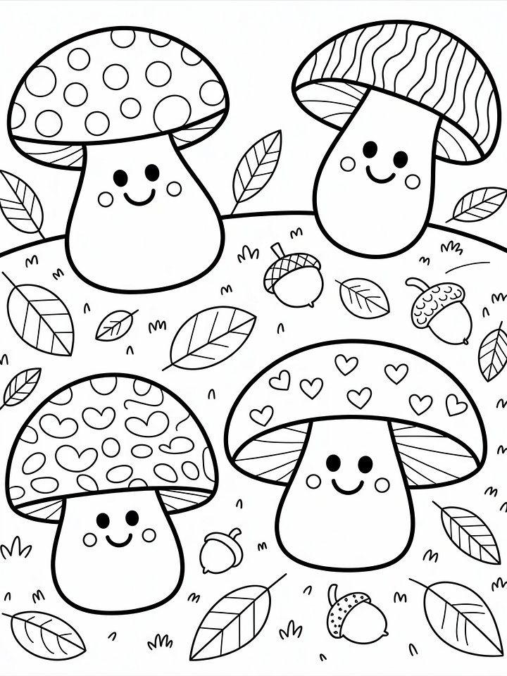 25 Autumn Coloring Pages product image (2)