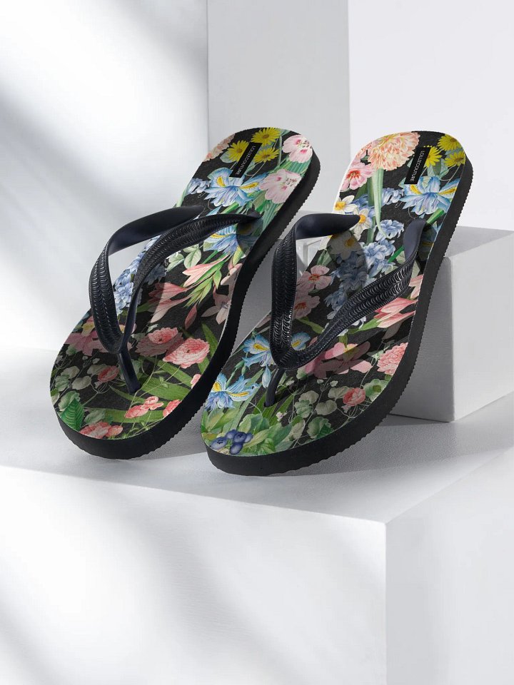 "Exotic Floral Gardens" Flip-Flops product image (1)