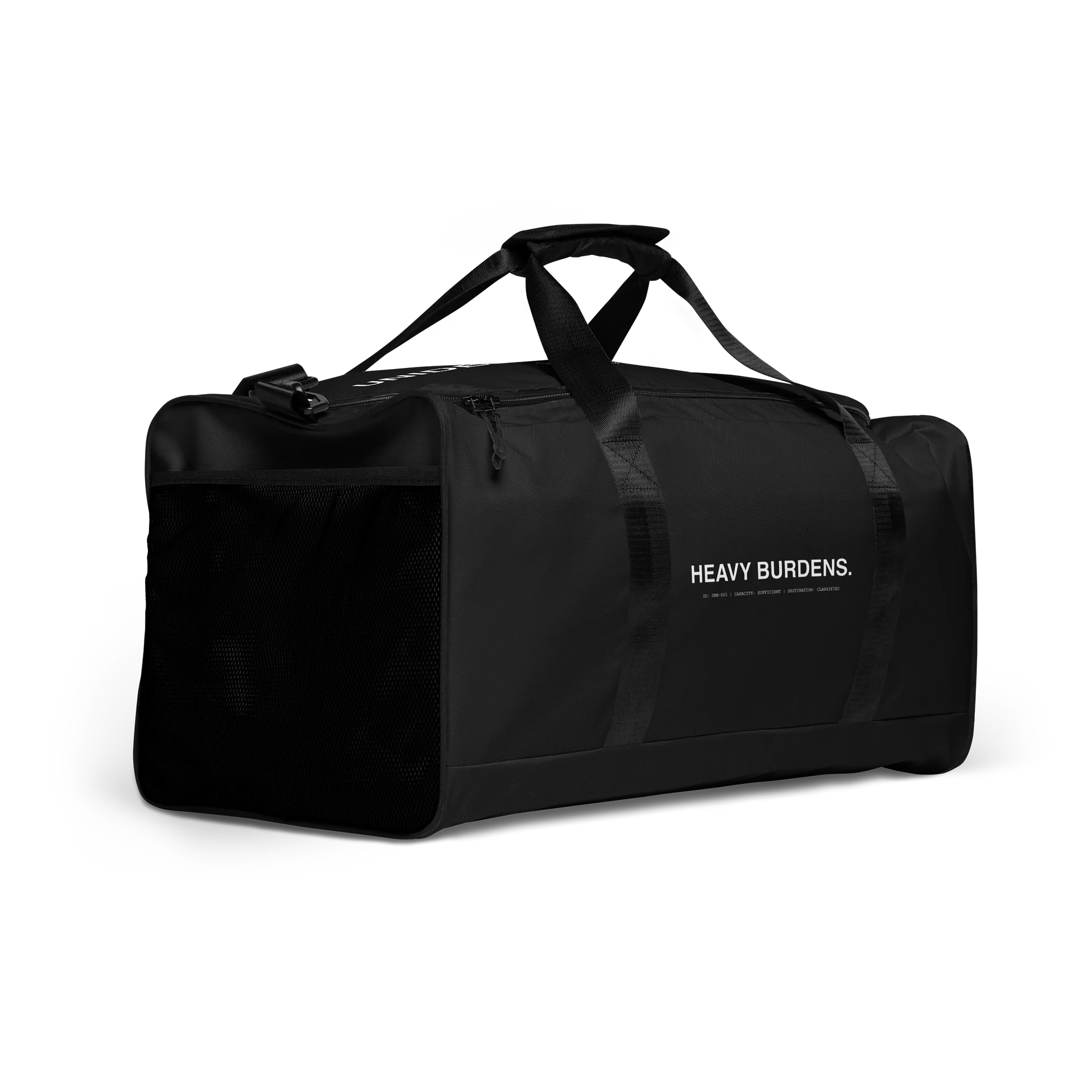 THE UNKNOWN™ — Signature Gym Duffel // Black product image (2)