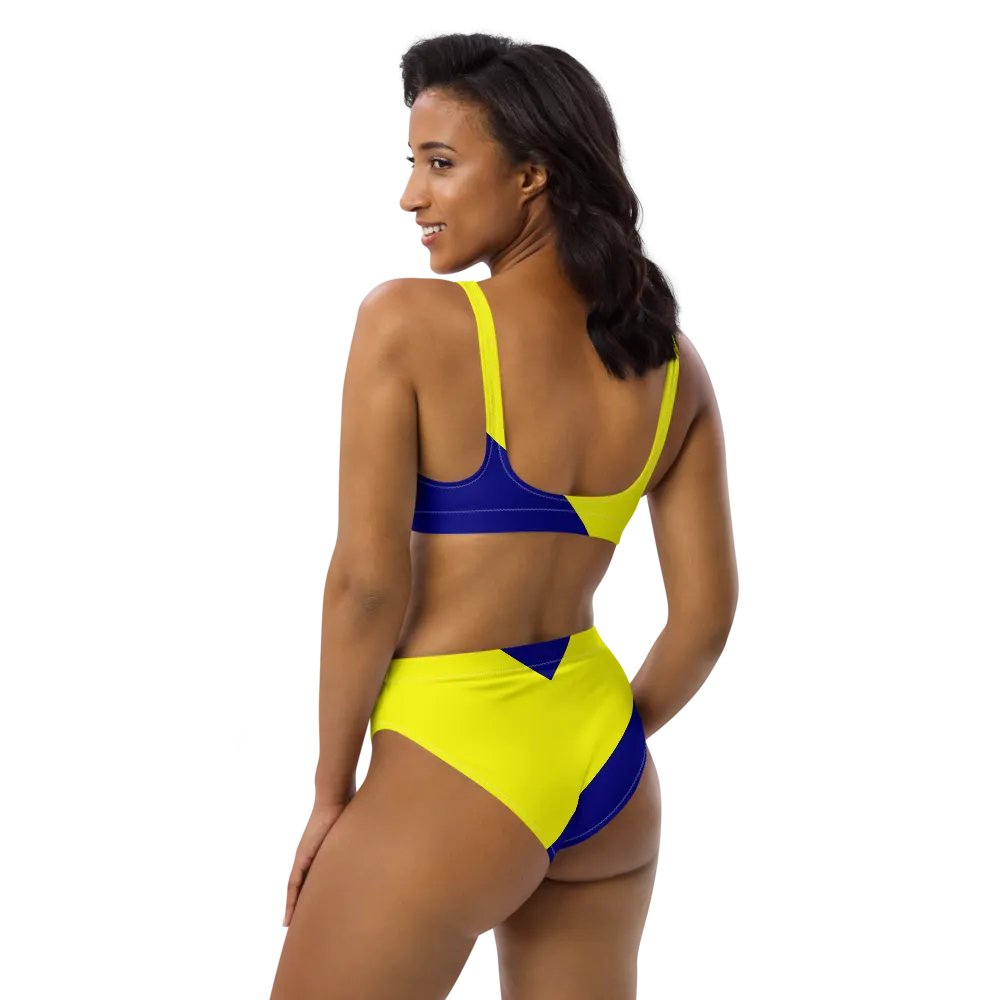 Golden Wave High Waisted Bikini Set product image (4)