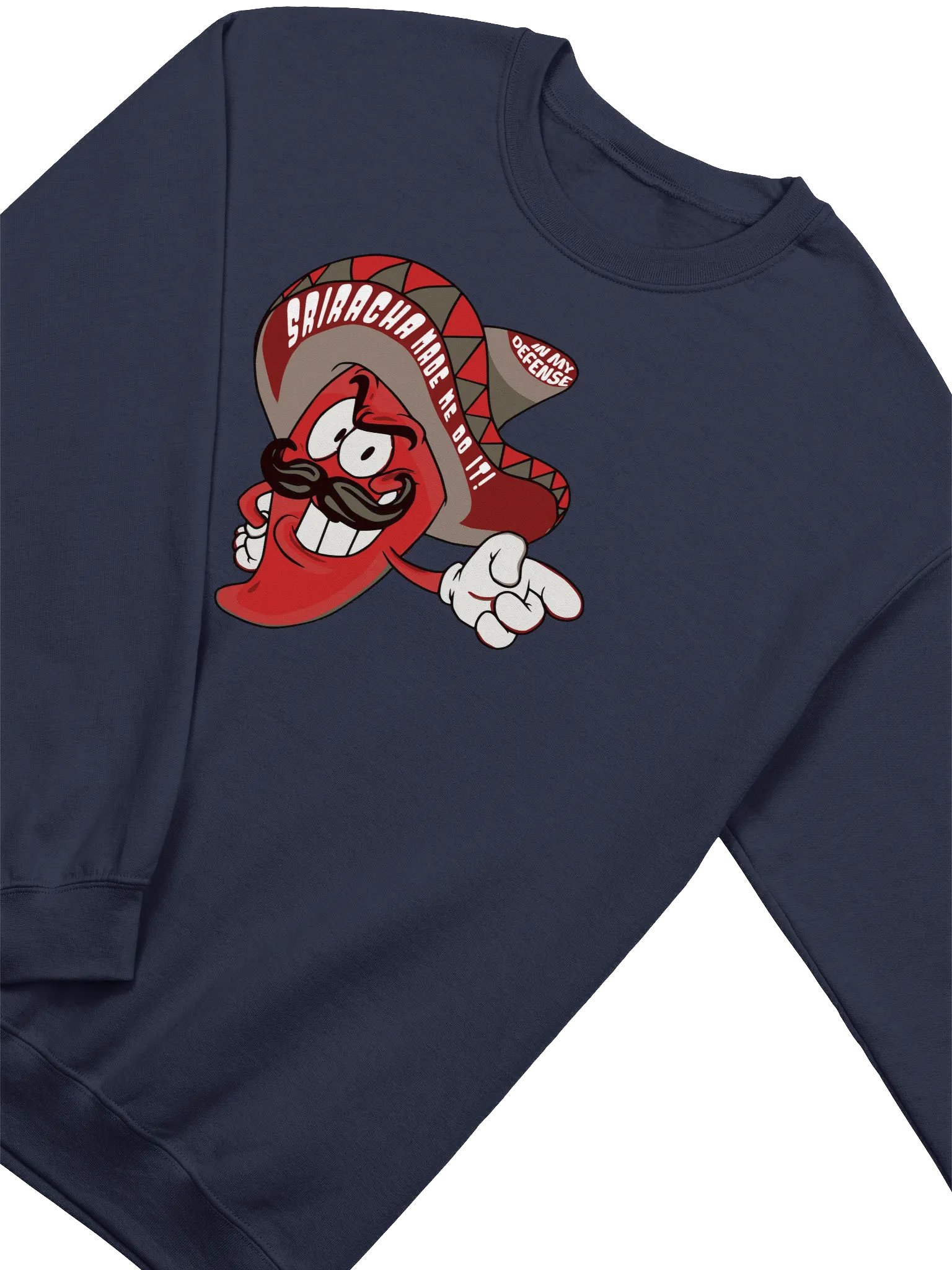 Sriracha Made Me Do It! Crewneck Sweatshirt product image (30)