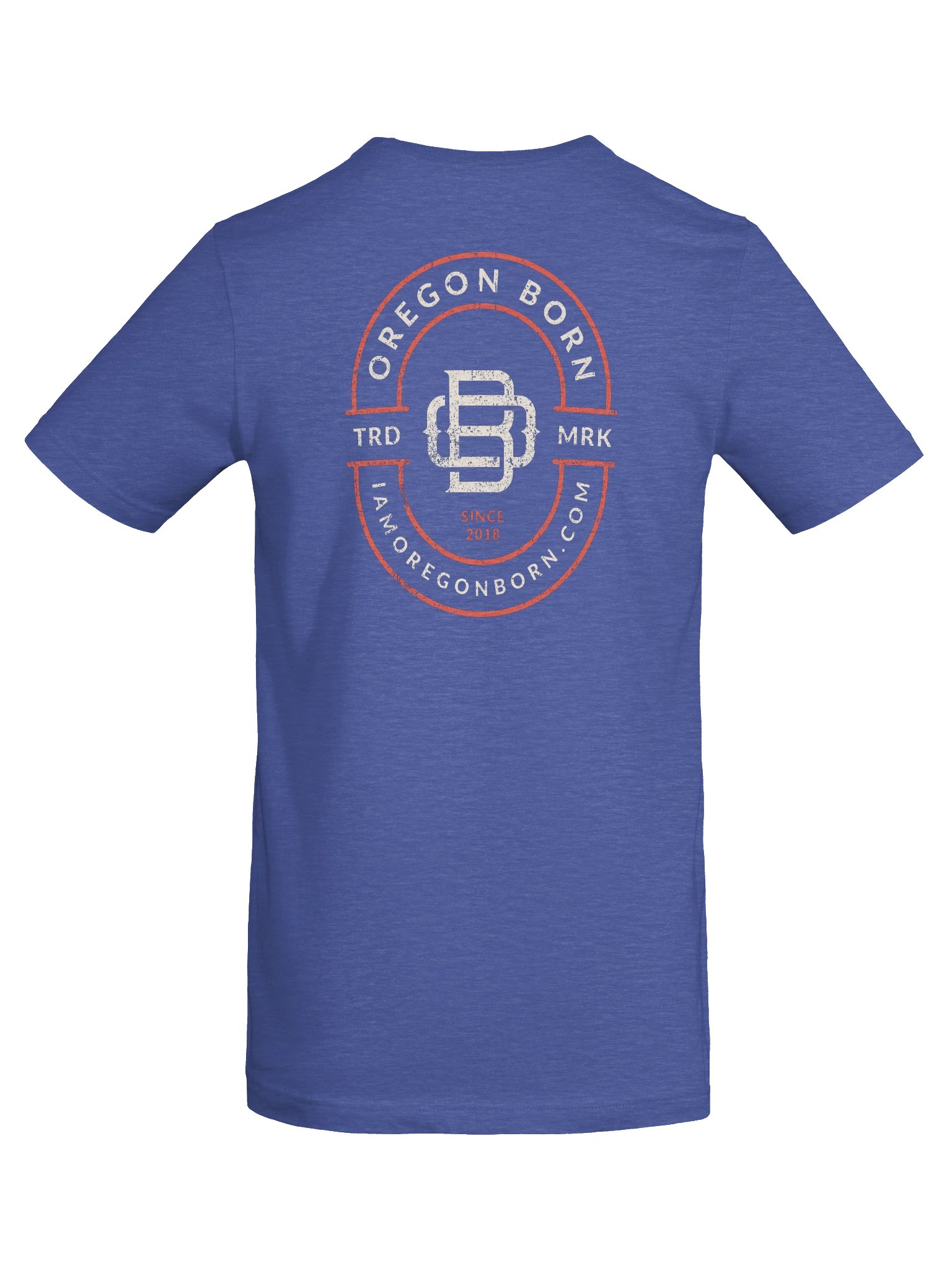 Oregon Born Monogram T-Shirt (Back Print) product image (62)