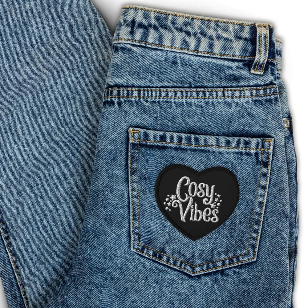 I Heart Cosy Vibes Embroidered Patch product image (3)