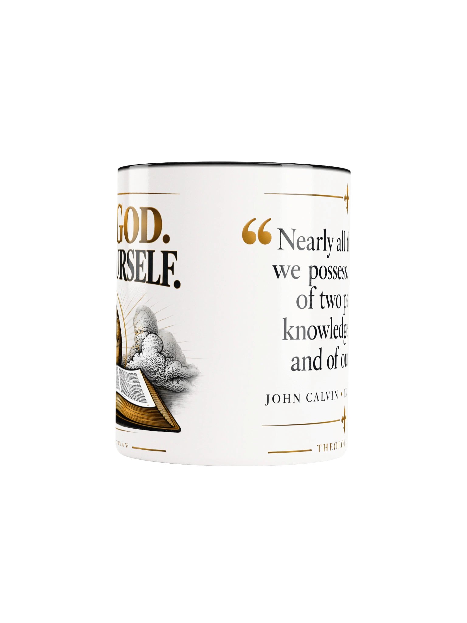 Know God. Know Yourself. — John Calvin Institutes Mug product image (10)