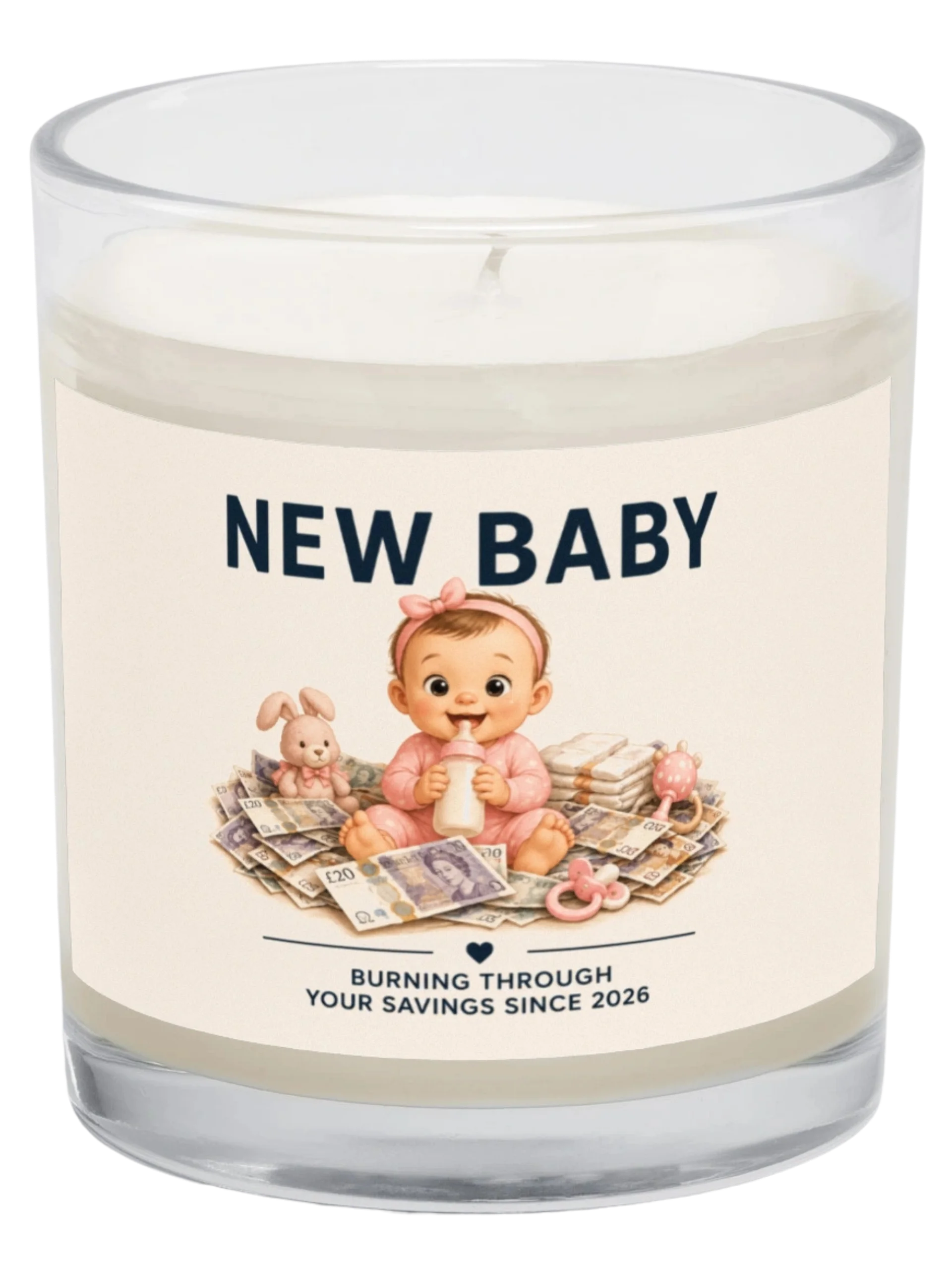 New Baby Money Burn Candle product image (1)