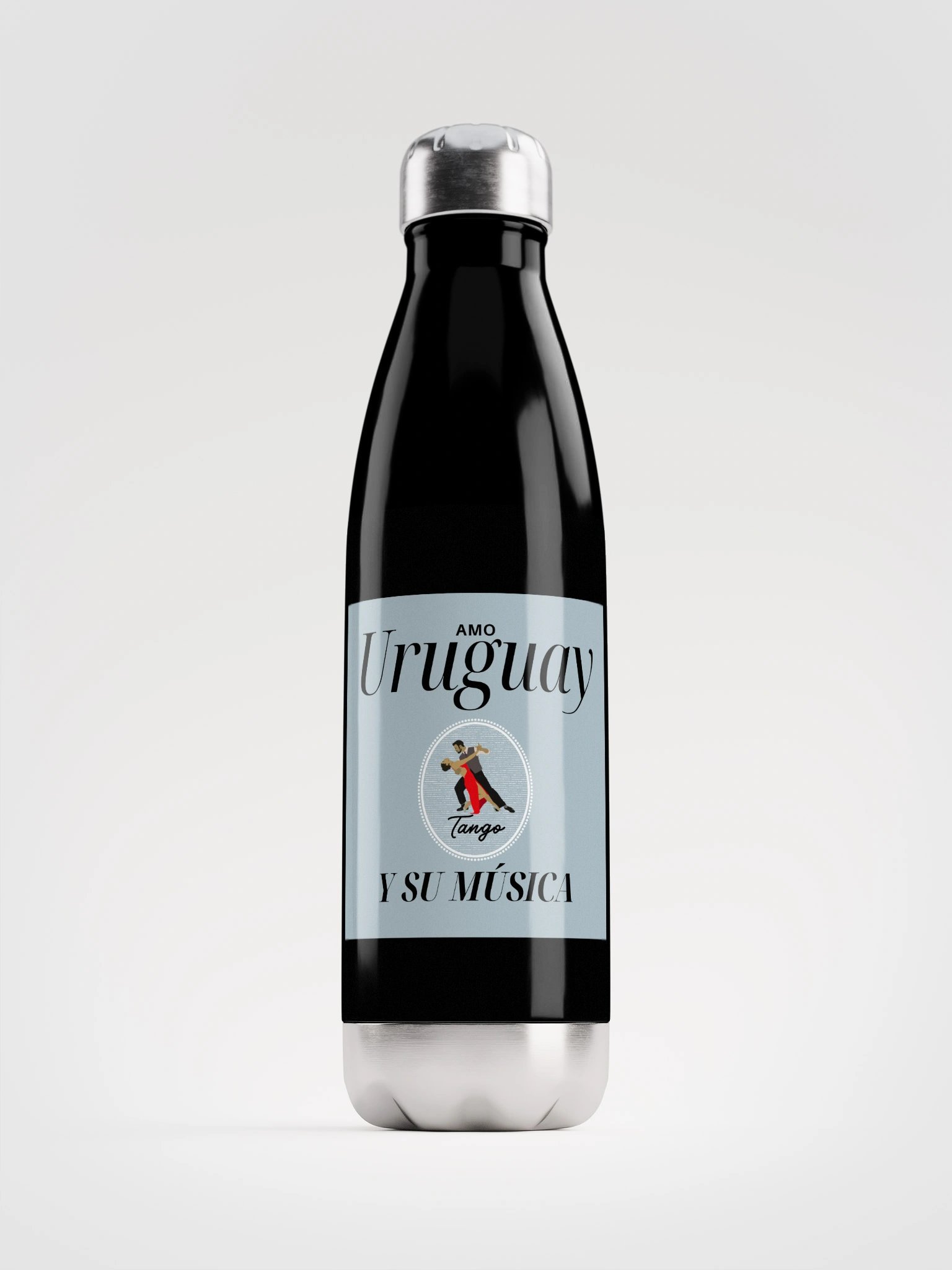 URUGUAY MUSIC TANGO Stainless Steel Water Bottle product image (1)