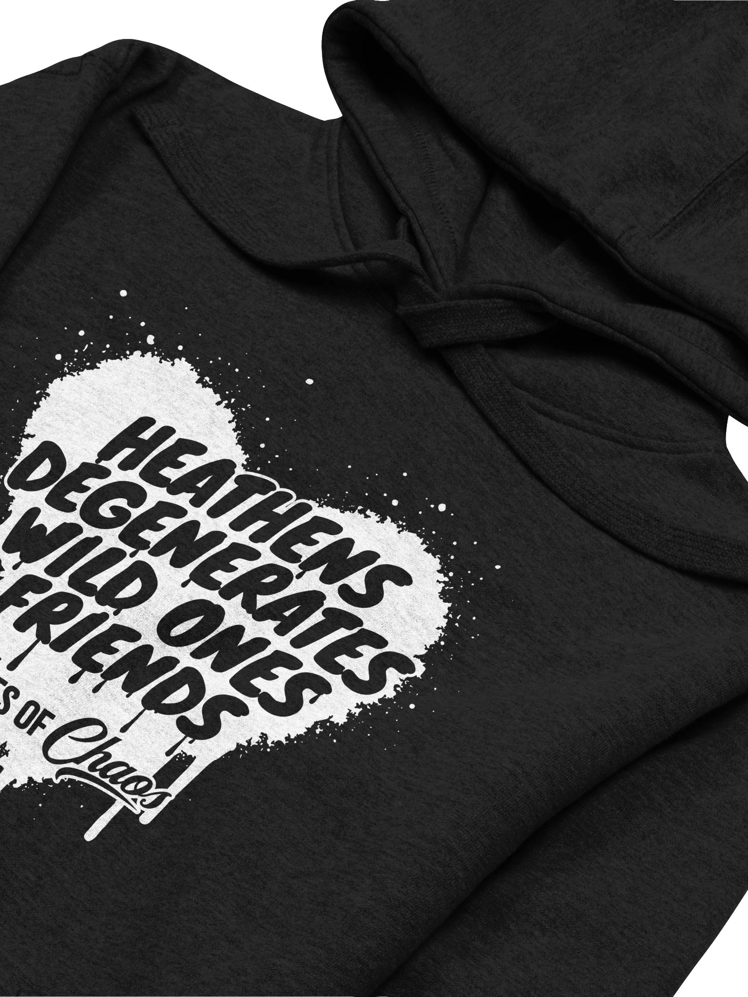 Heathens, Degenerates, Wild Ones, and Friends Hoodie - White product image (3)