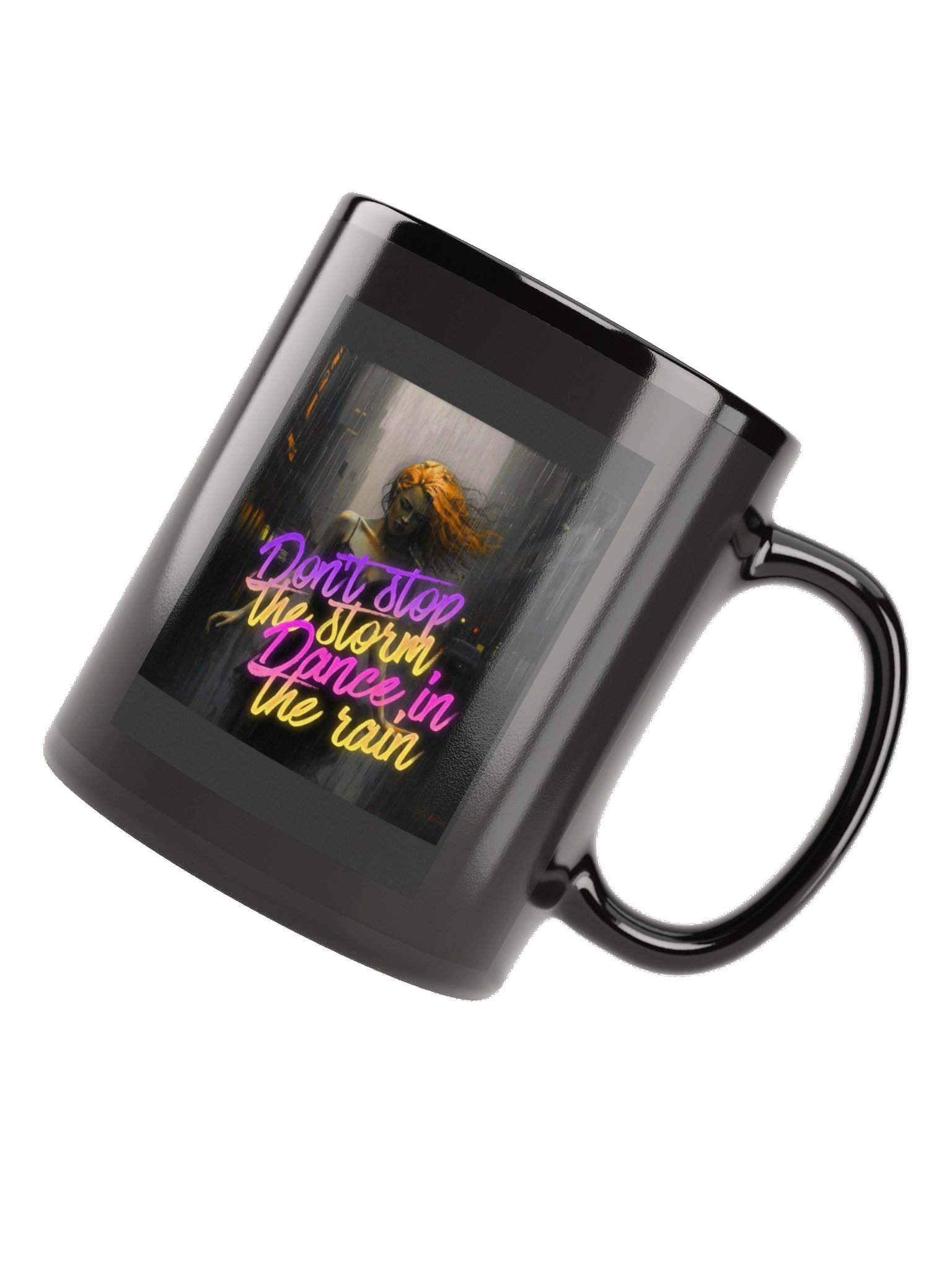 Mind Matter- Dance in the Rain -mug, black product image (6)