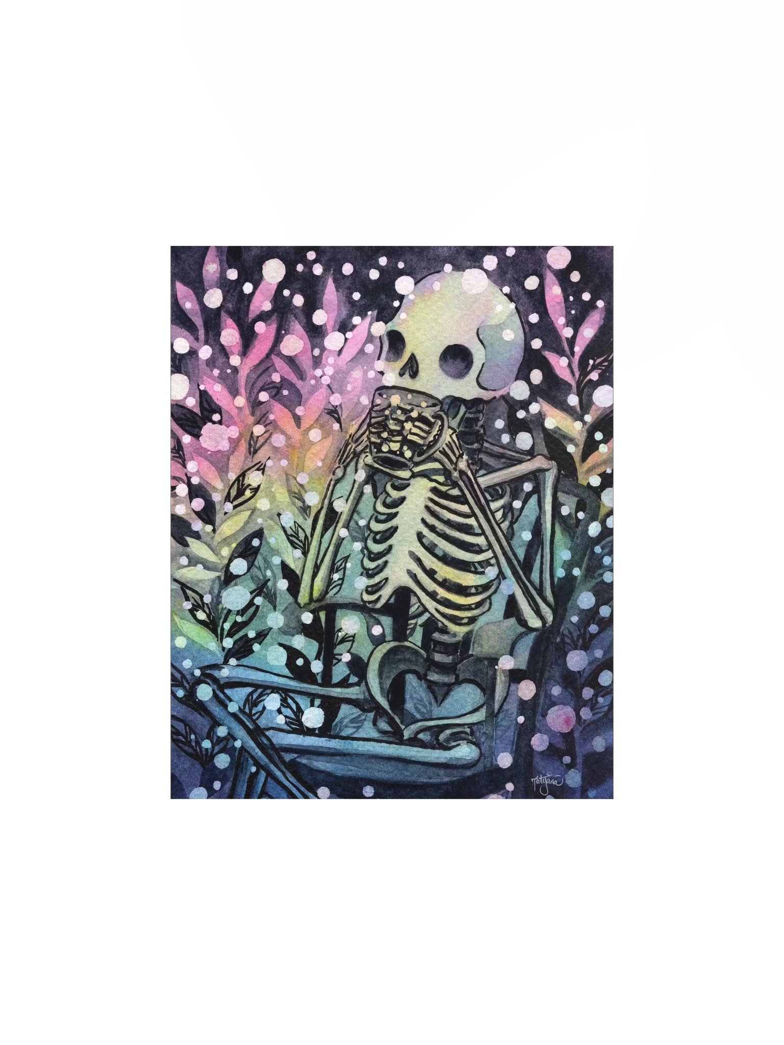 Skeleton Tea ∙ Art Print product image (2)