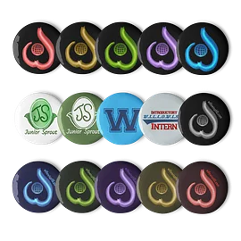 Button Pins Bundle (WILLOWISP Official)