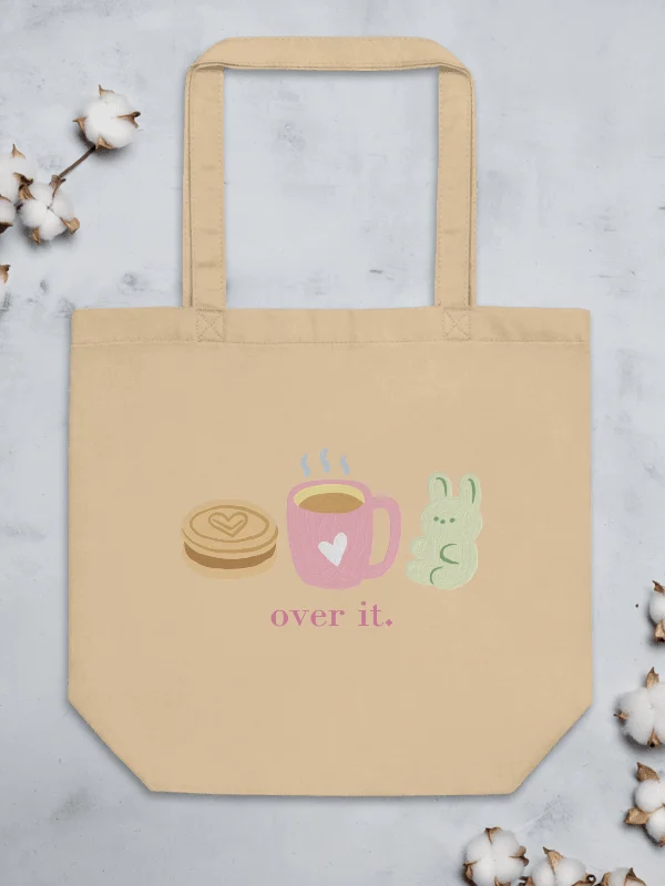 Over It Cookie, Coffee, and Bear Tote Bag product image (6)
