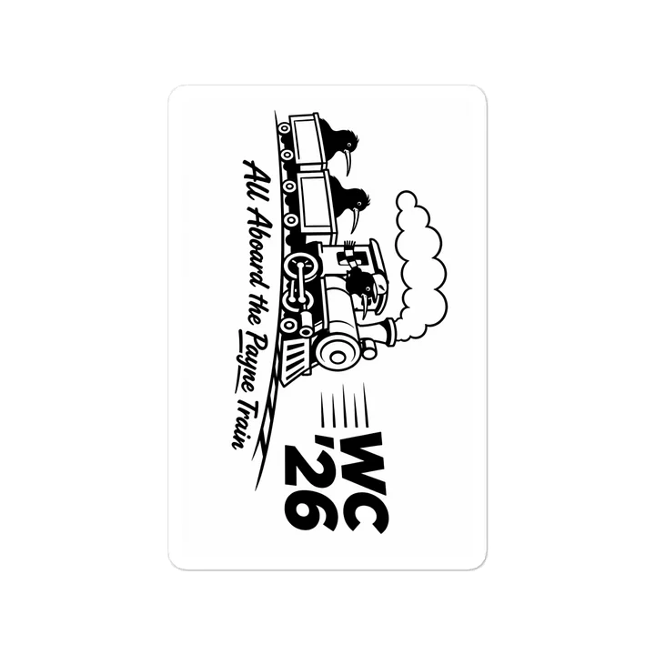 'All Aboard the Payne Train' Vinyl Sticker product image (2)