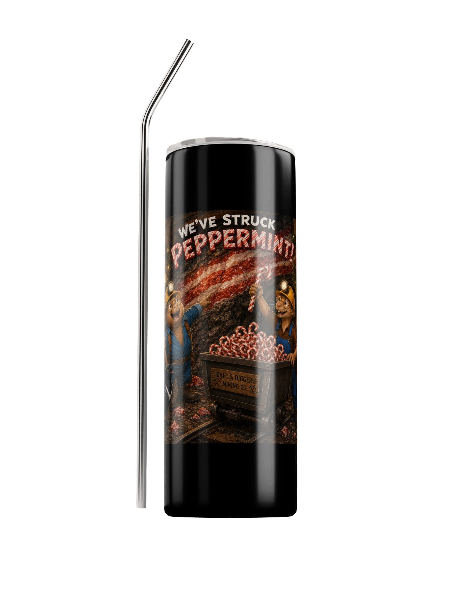 Digger & Dale Peppermint Tumbler. product image (1)