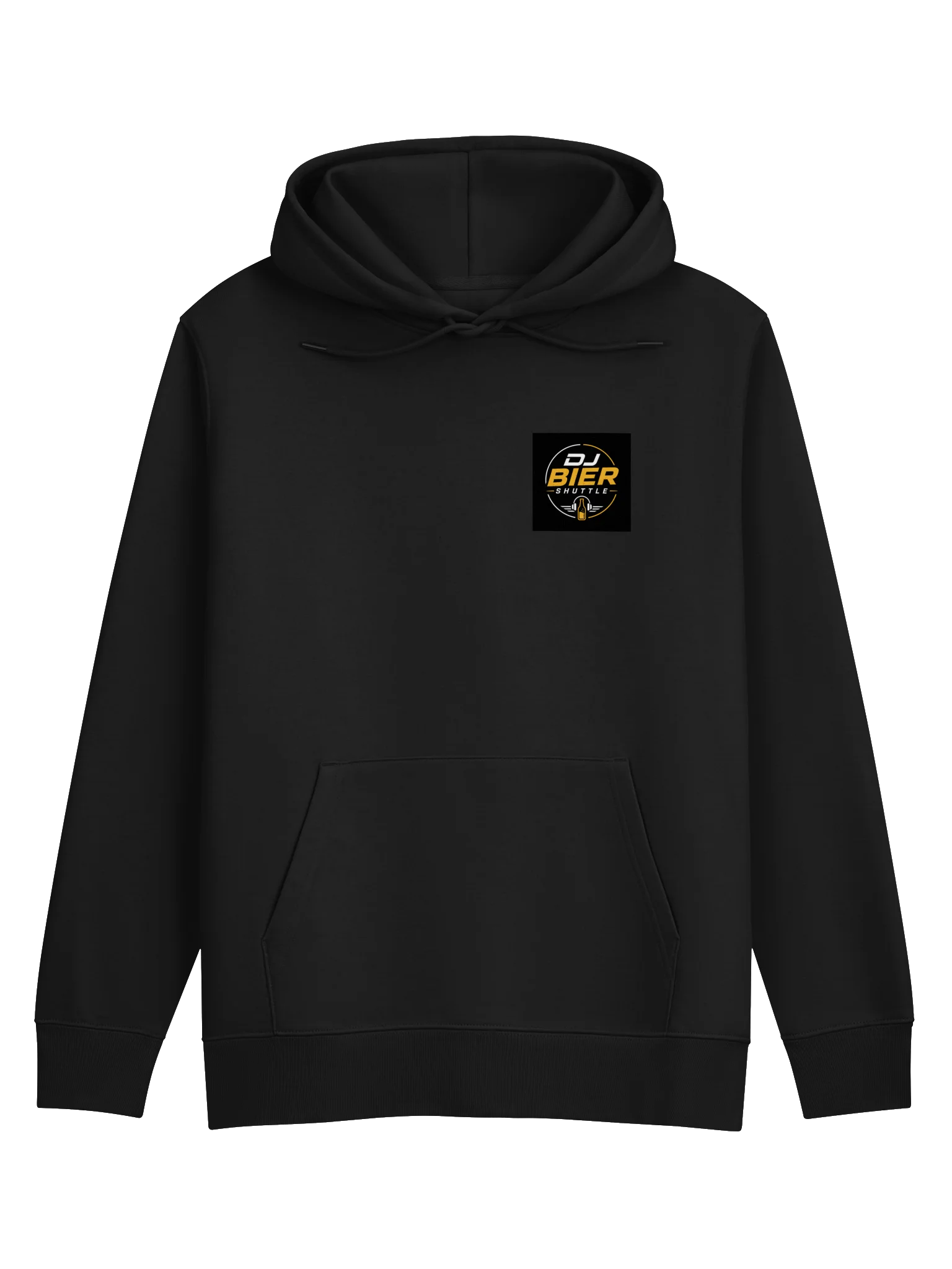 Hoodie black "DJ Bier Shuttle Logo" product image (1)