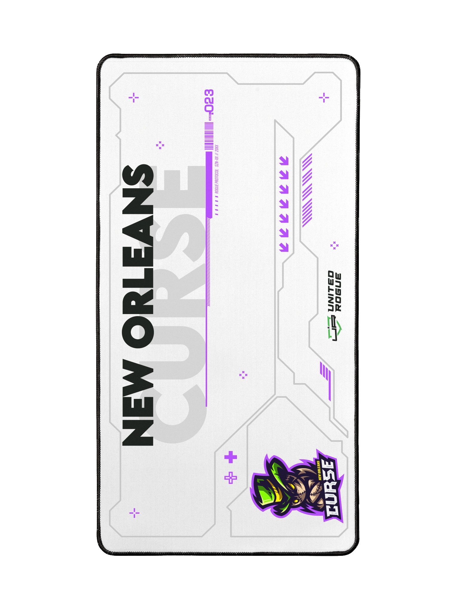New Orleans Curse White Desk Mat product image (2)
