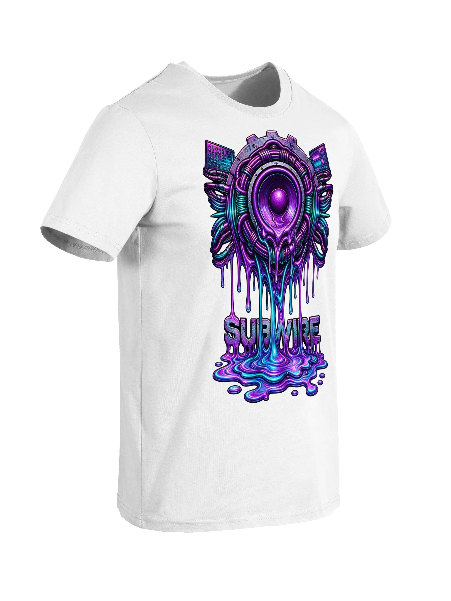 SUBWIRE Drip Logo T-Shirt - White product image (6)