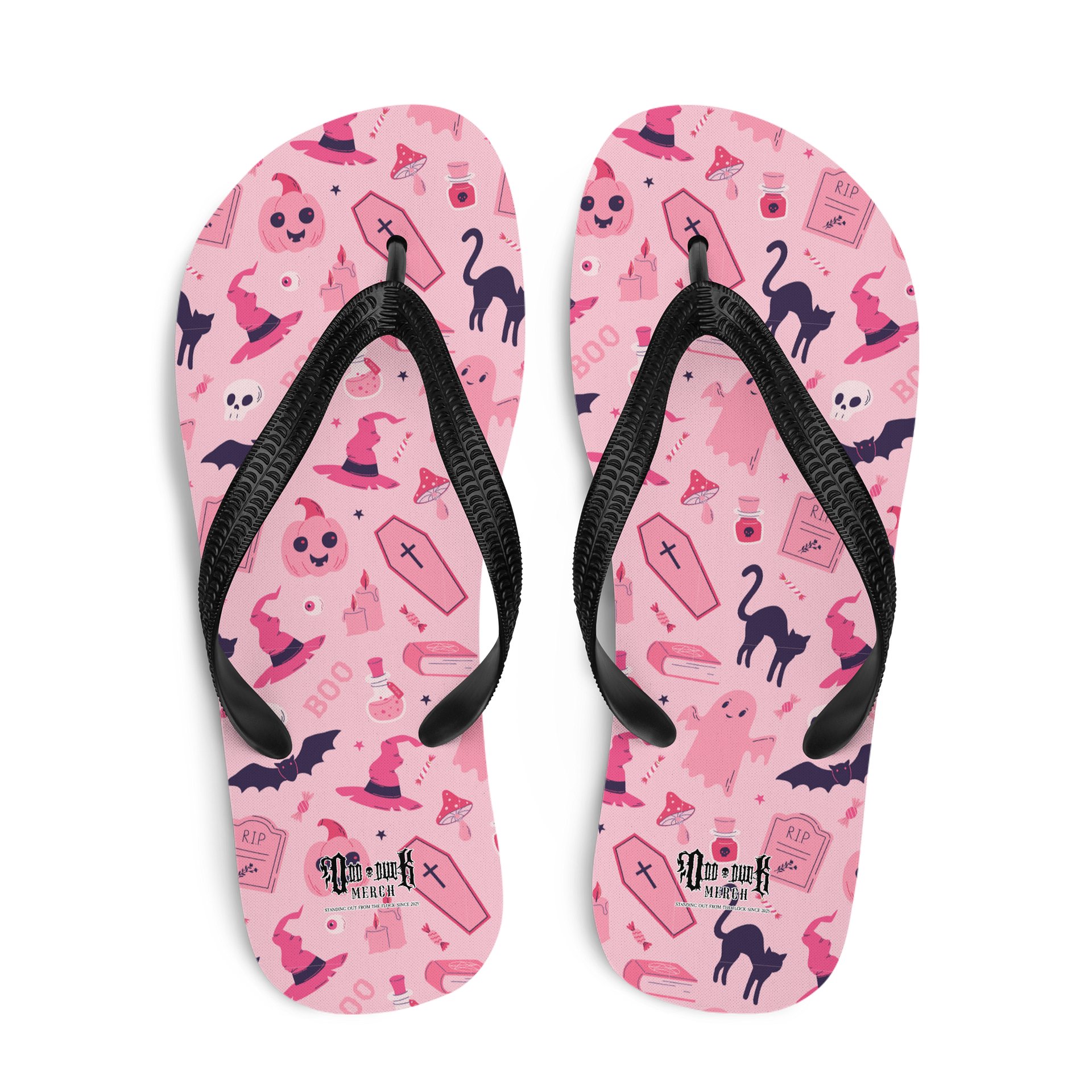 Pink Spooky Flip Flops product image (2)