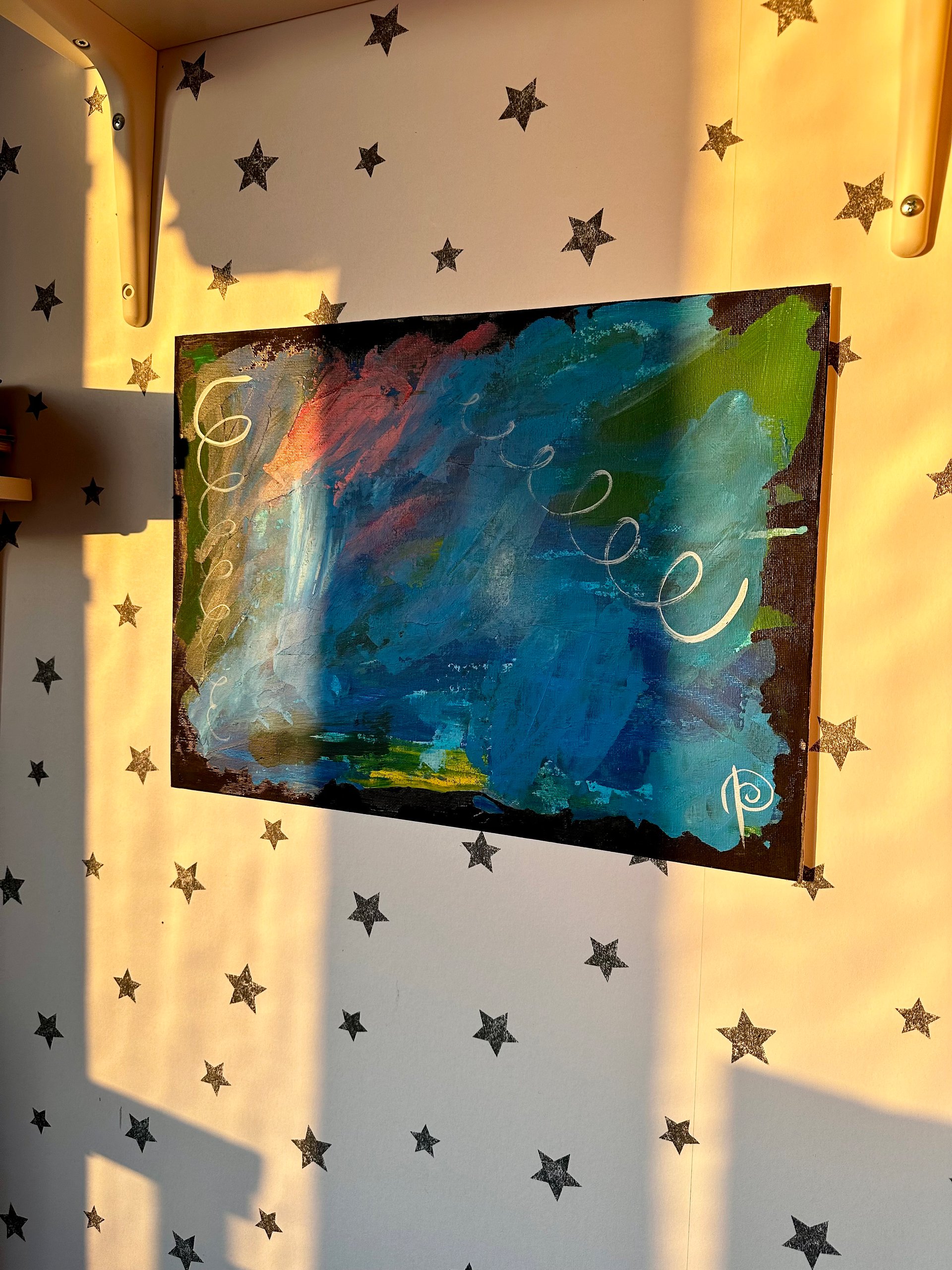 'dream logic' original acrylic painting on canvas board product image (4)