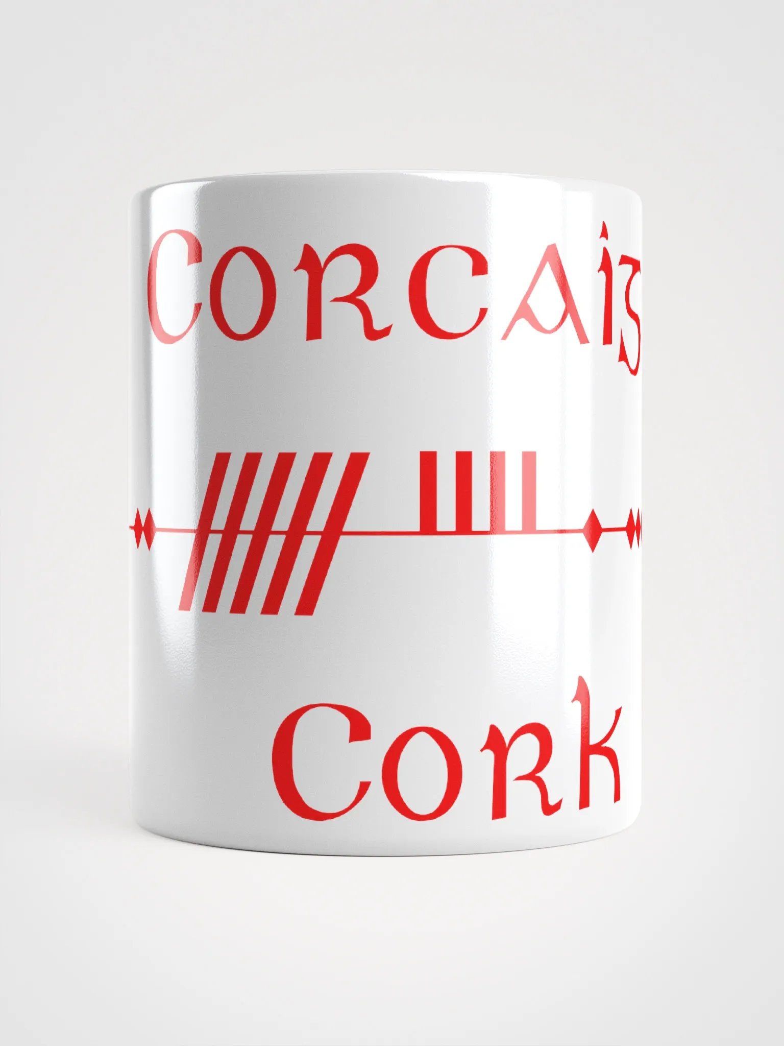 Corcaigh/Cork Scholastic style Ogham Mug product image (5)