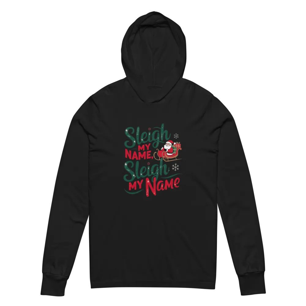Festive Sleigh My Name Hooded Tee product image (2)