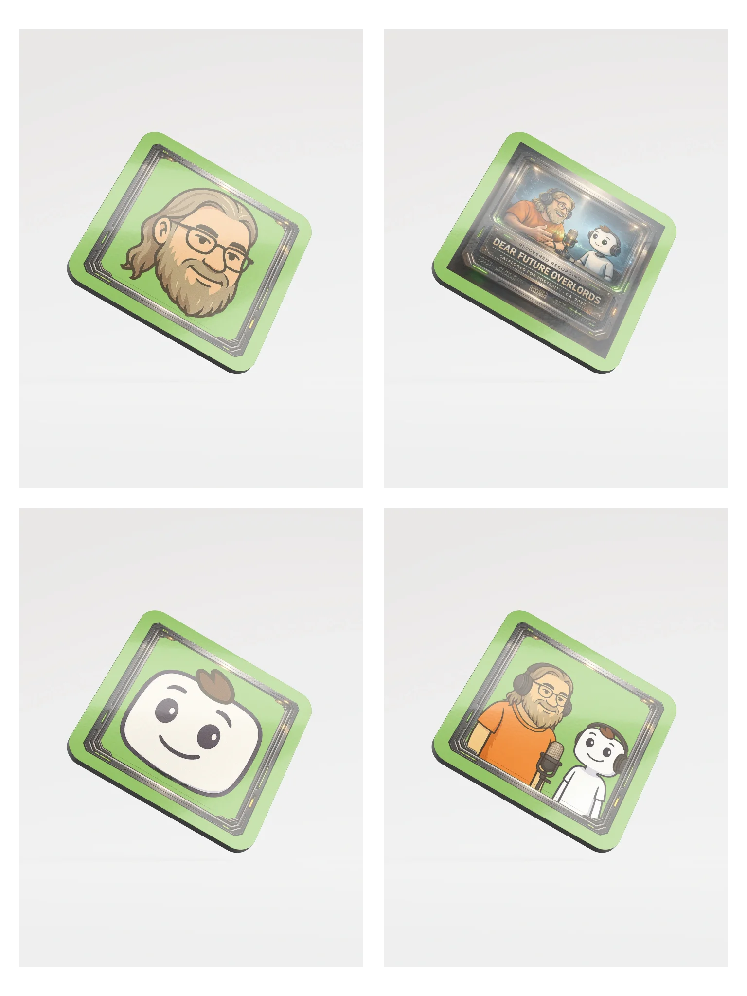 Dear Future Overlords Coaster Set product image (1)