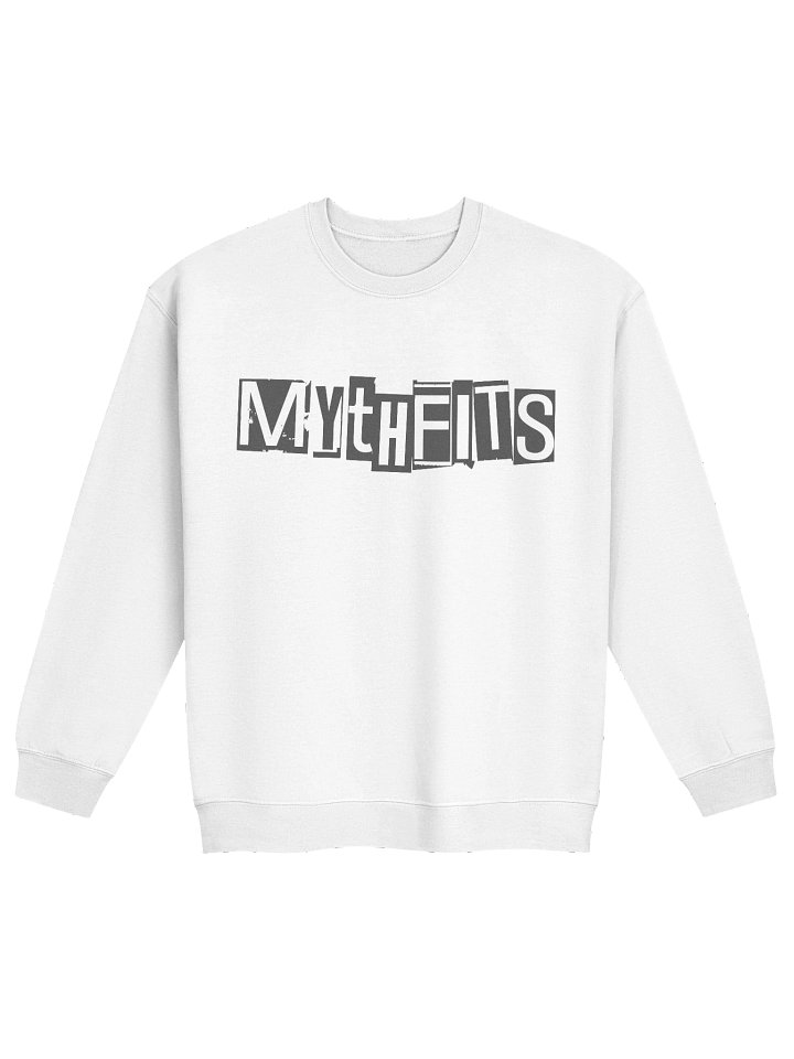 Mythfits Classic Crewneck Sweatshirt (White) product image (1)