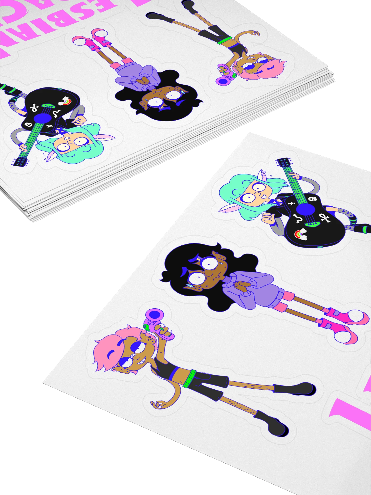 Queer Trio Sticker Sheet product image (4)