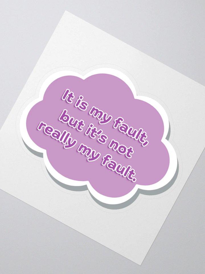 It is my fault product image (2)