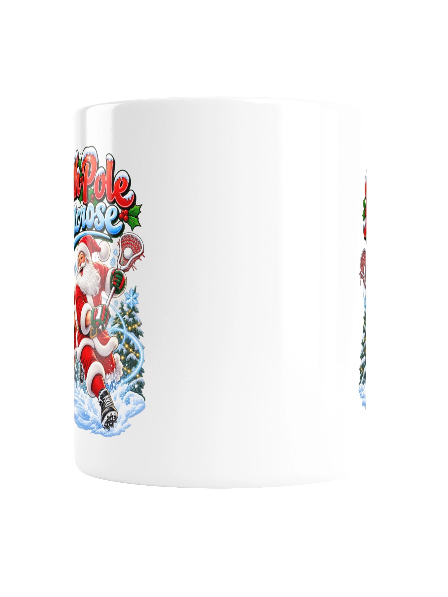 NORTH POLE LACROSSE — SANTA & MRS. CLAUS HIT THE FIELD - MUG product image (5)