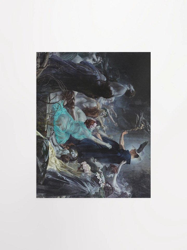 ''Souls on the Banks of the Acheron'' by Adolf Hirémy-Hirschl Poster product image (1)