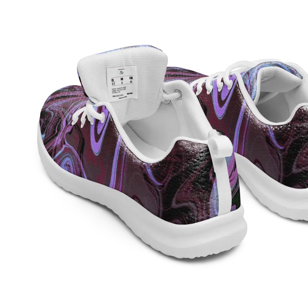 Psychedelic Swirl Women's Athletic Sneakers product image (6)