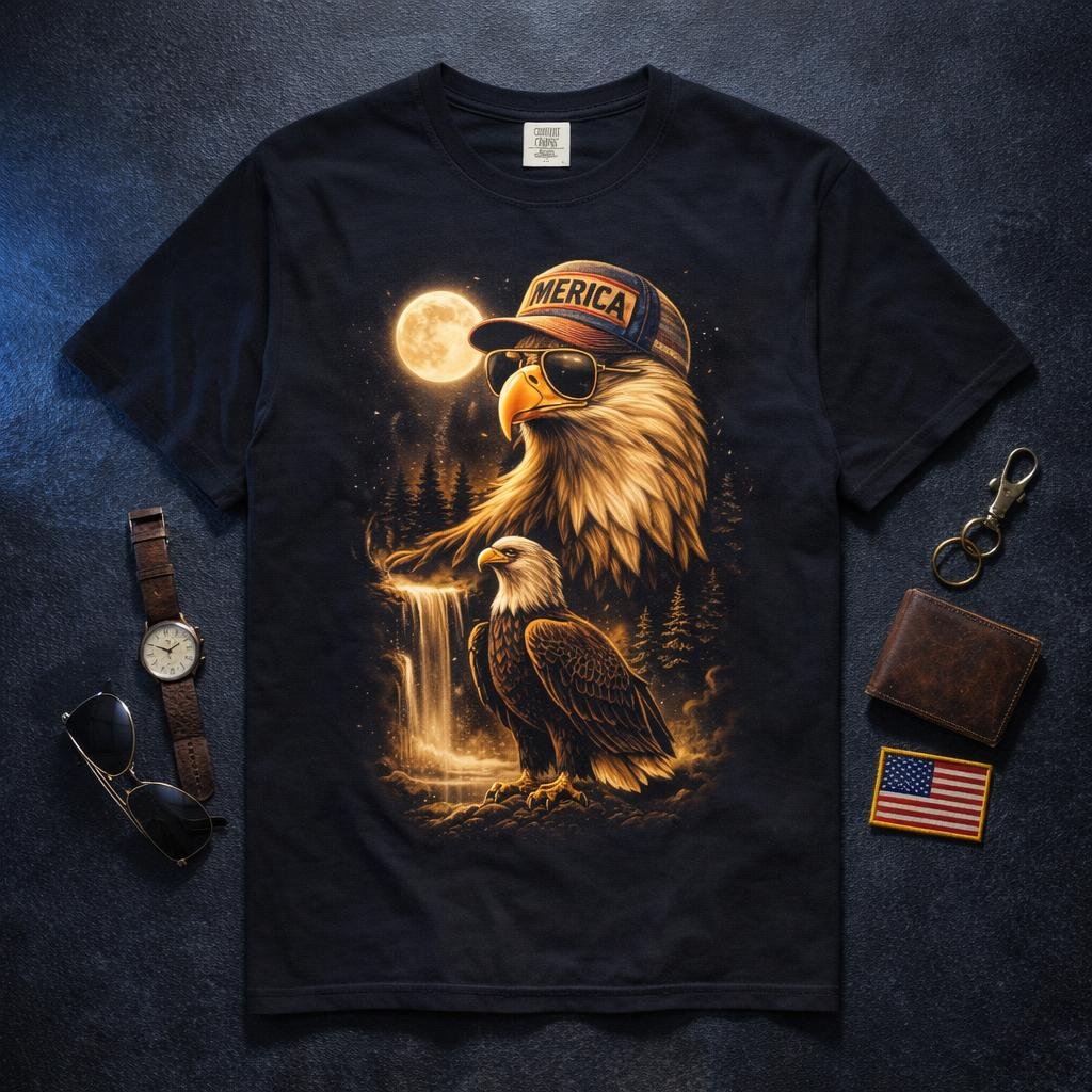 Artemis II Moon Mission T-Shirt – 250 Years America Tee, Patriotic Space Graphic Shirt product image (4)
