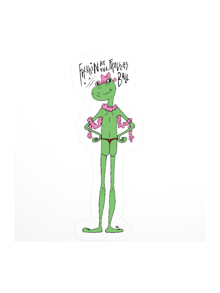 Freakin' At The Frogger's Ball Sticker product image (1)