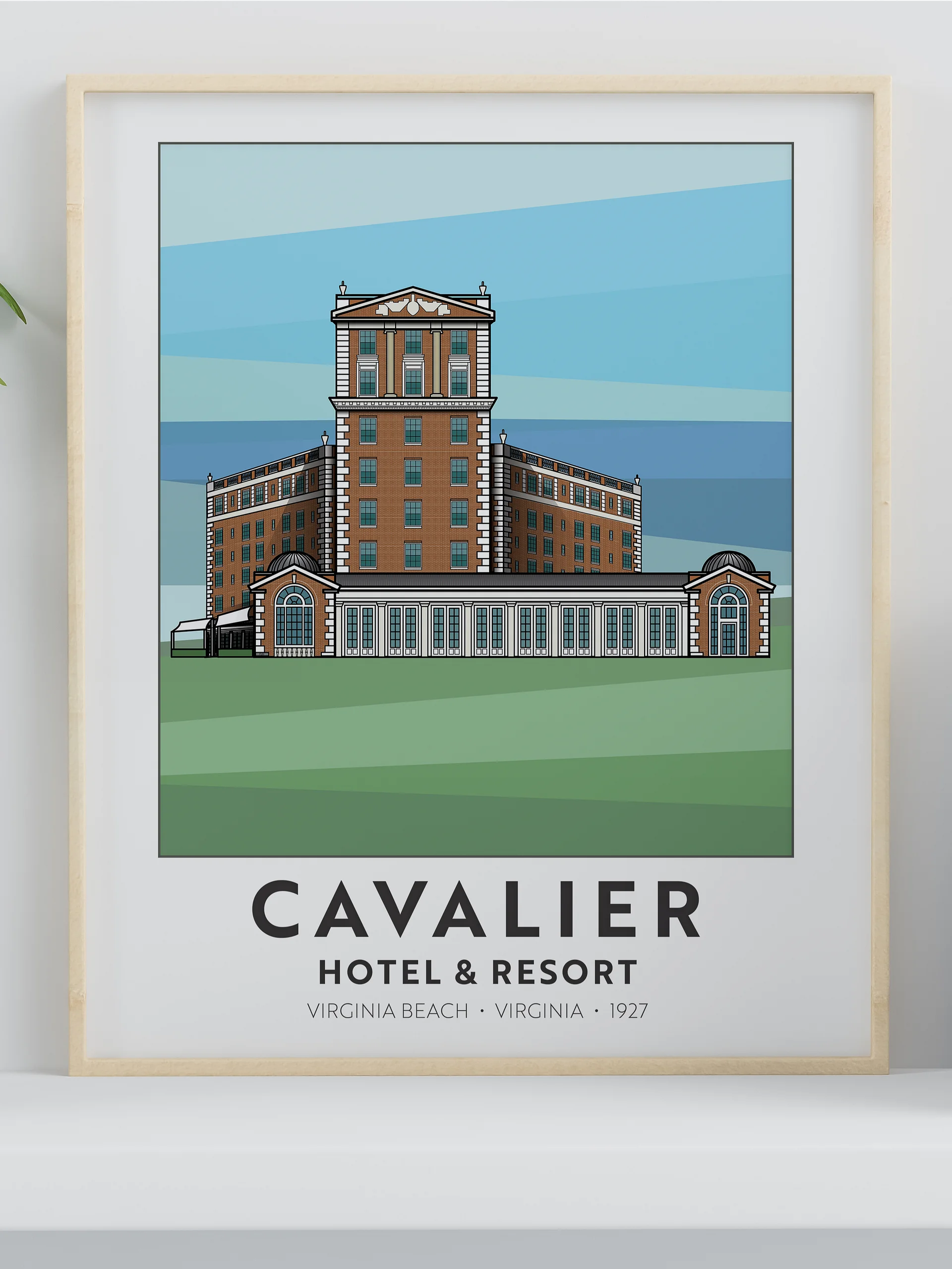 Cavalier Hotel Art Print product image (7)