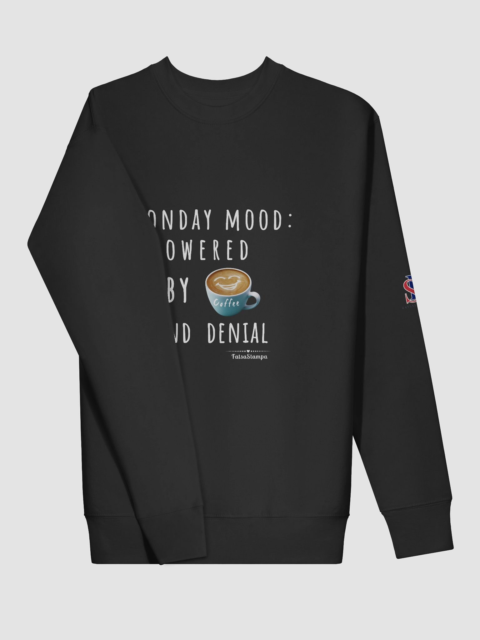 Monday Mood Funny coffee Premium Sweatshirt product image (4)