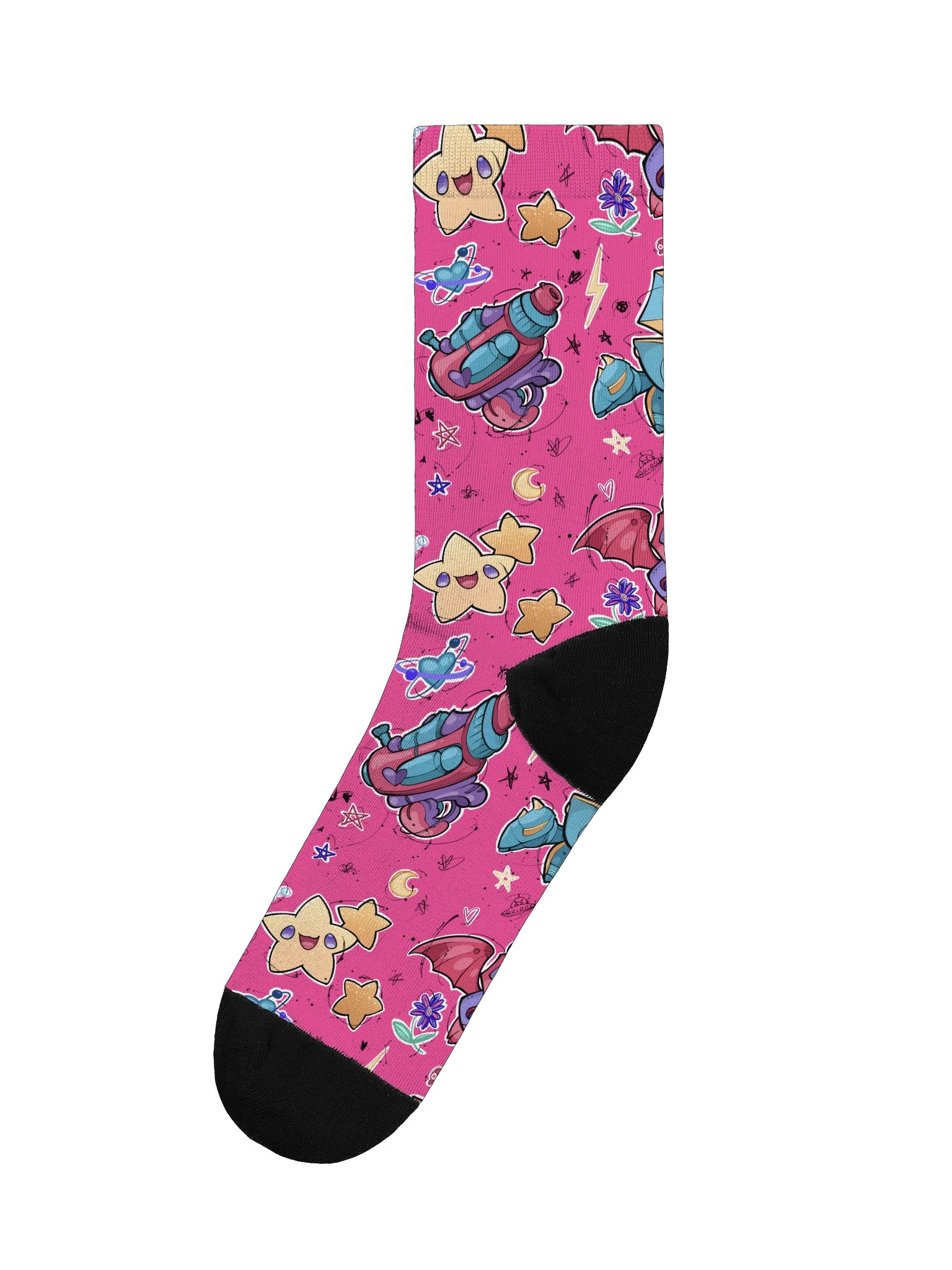 Galactic Dreams Crew Socks product image (1)