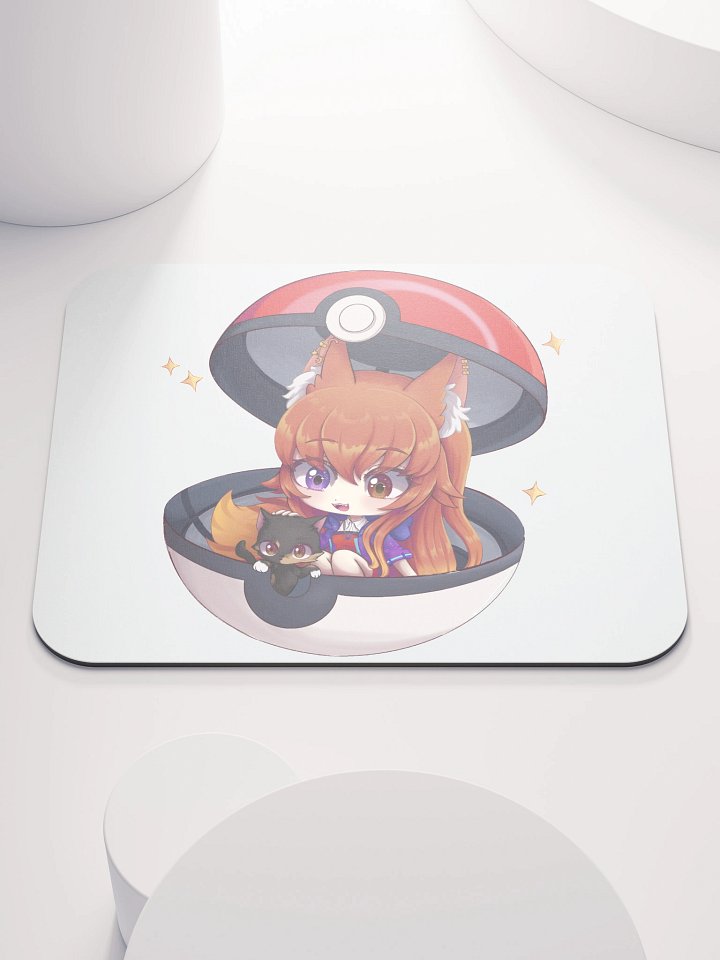 Whimsical Fox-Eared Mouse Pad product image (1)