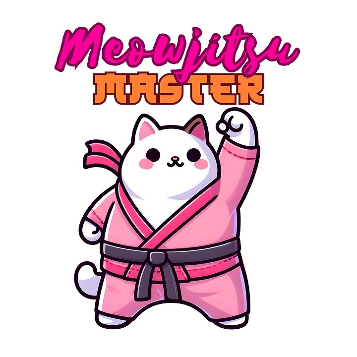 Kawaii Jiu Jitsu Cat product image (2)