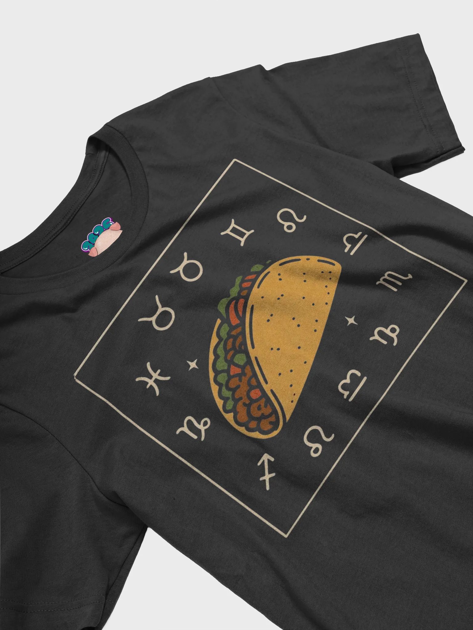 Zodiac Taco Cartoon T-Shirt product image (3)